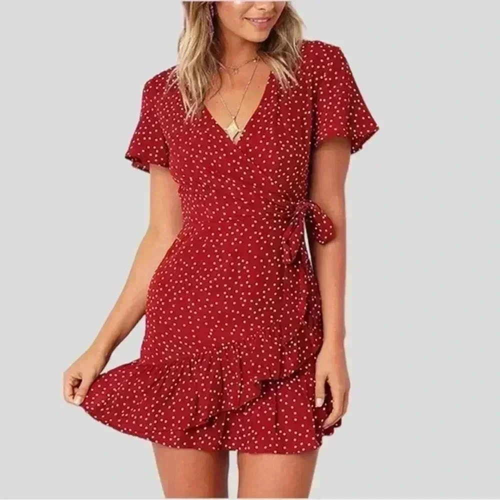 Short wrap dress from‎ Amazon